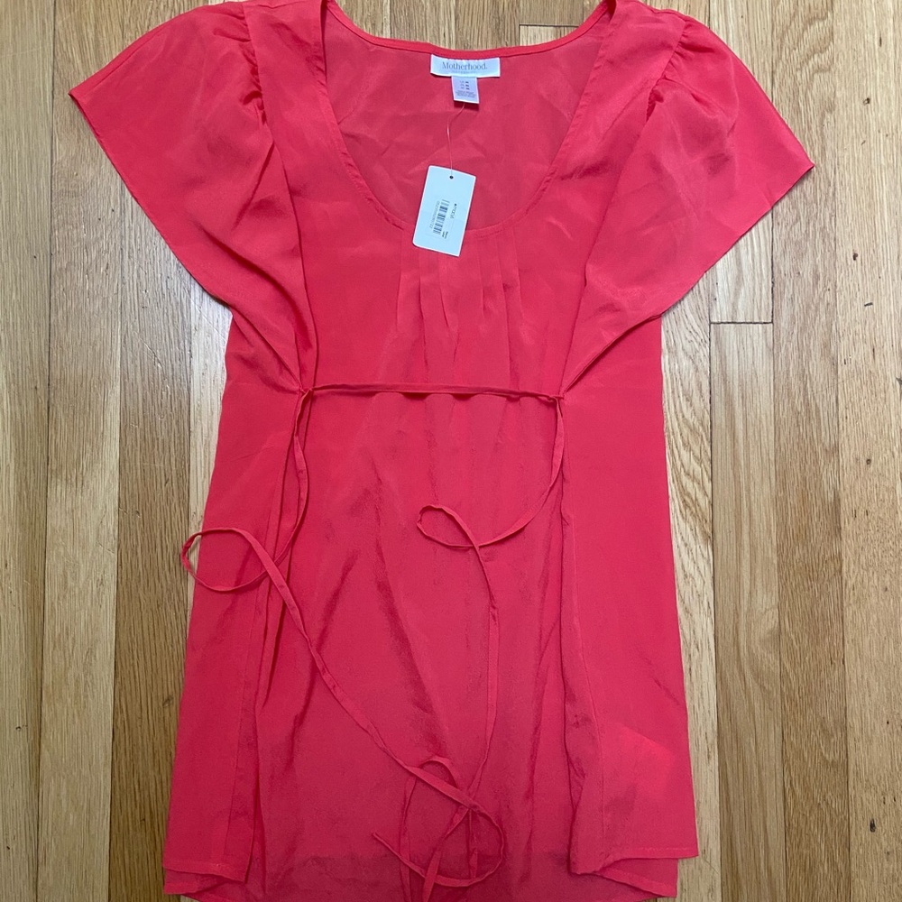Motherhood Maternity Medium Coral Top